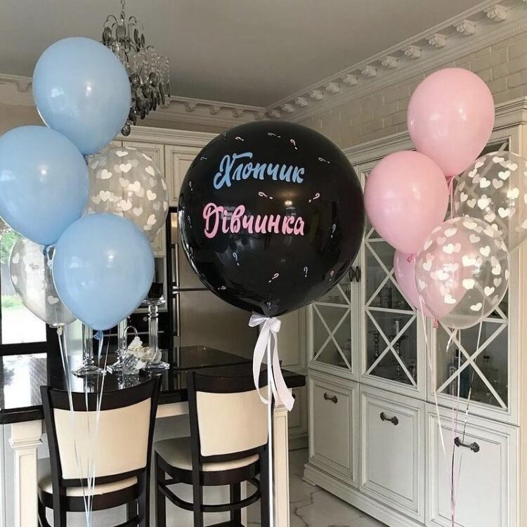 Доставка повітряних кульок в Києві,Гендерна вечірка