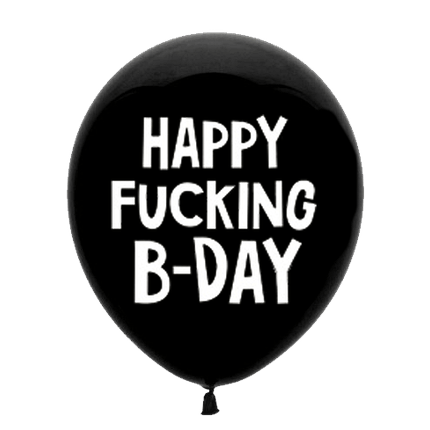 605 Кулька  BELBAL-ББ Happy Fucking B-day - чорний