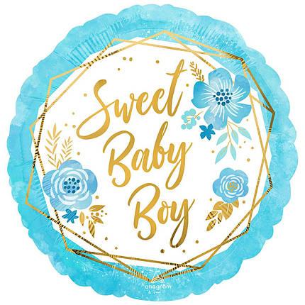 Кулька коло  ANAGRAM-АН Sweet Baby Boy - блакитний кант (УП)
