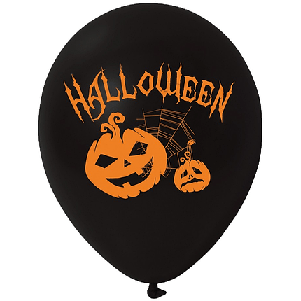 3195 Кулька  BELBAL-ББ Halloween - гарбузи на чорному